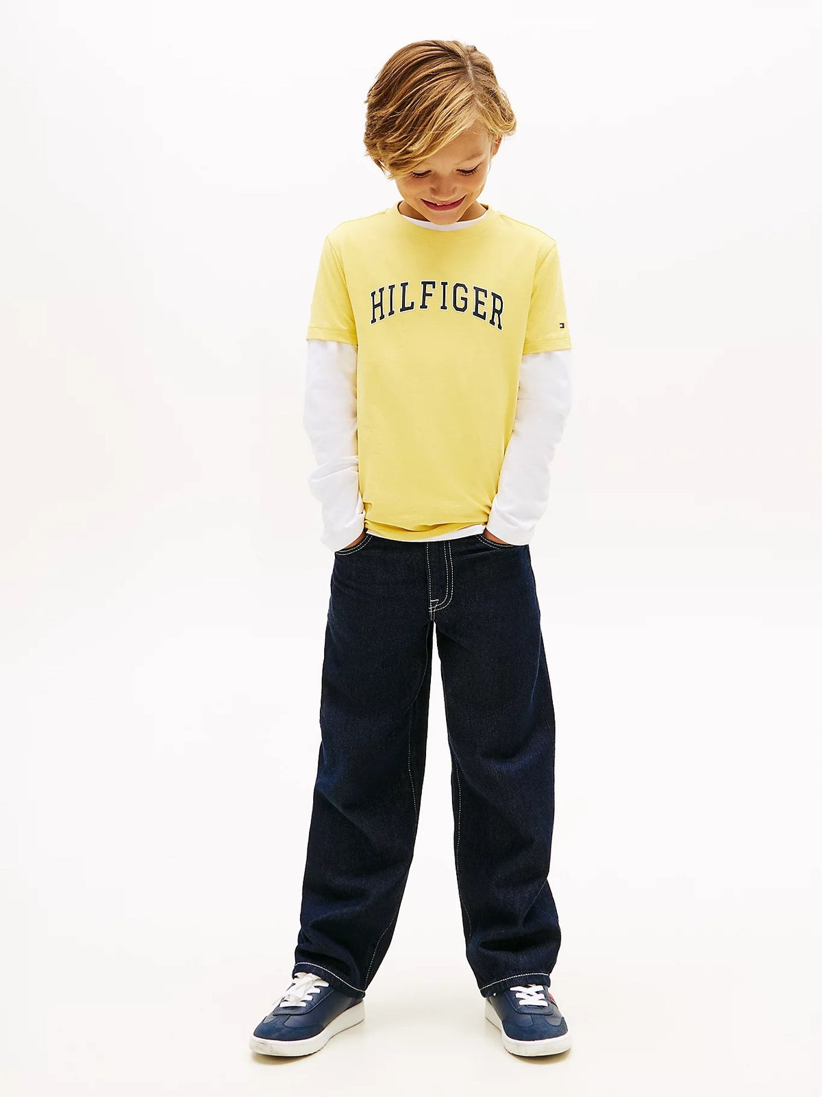 T-shirt Amarelo para Menino - TOMMY HILFIGER
