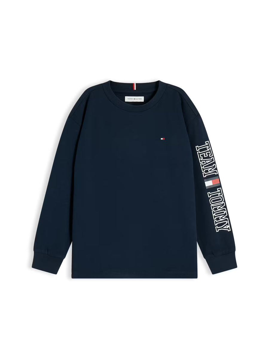 T-shirt M. Comp. Marinho para Menino - TOMMY HILFIGER
