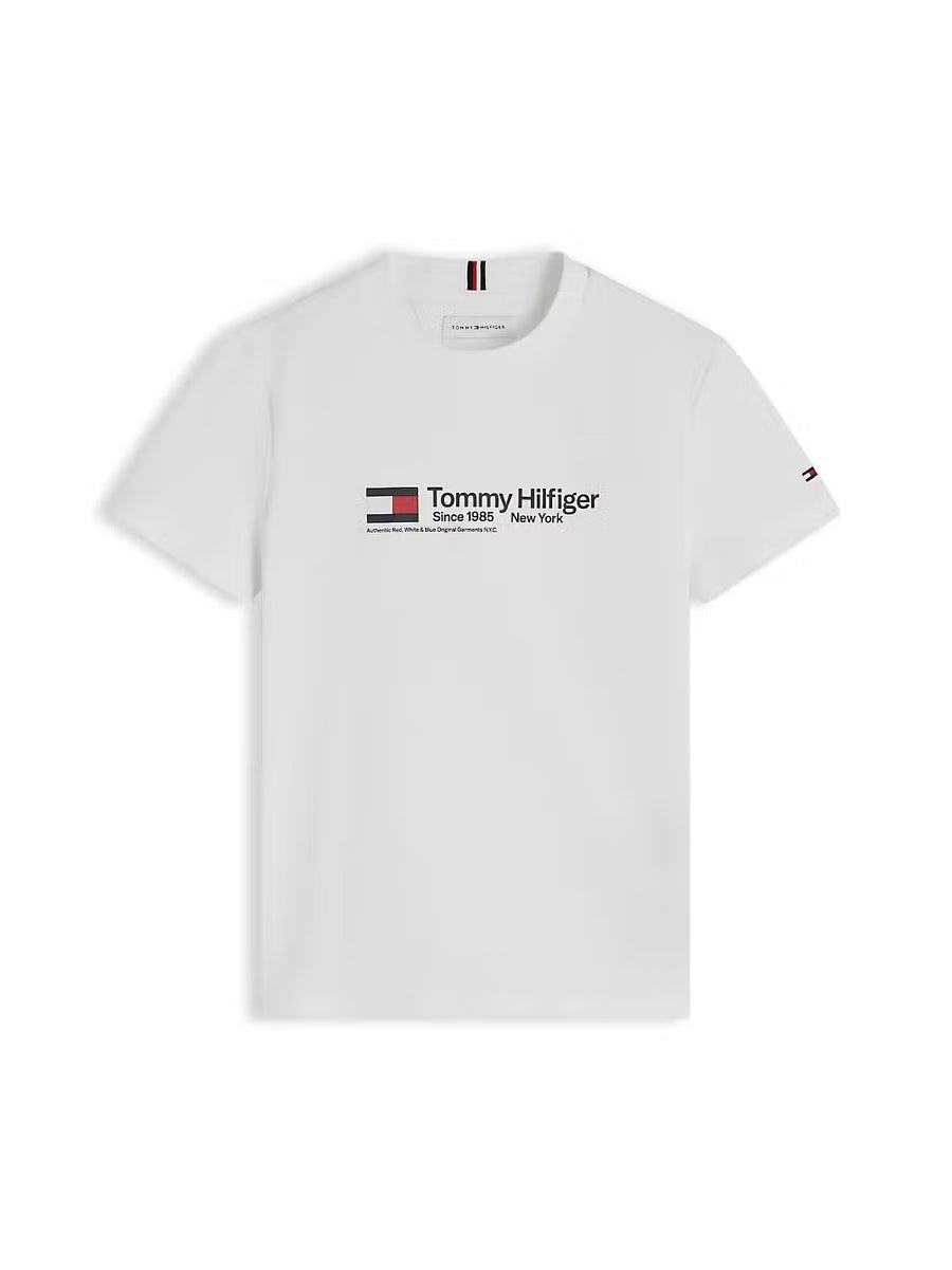 T-shirt Branco para Bebé Menino - TOMMY HILFIGER