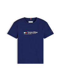 T-shirt Azul para Menino - TOMMY HILFIGER