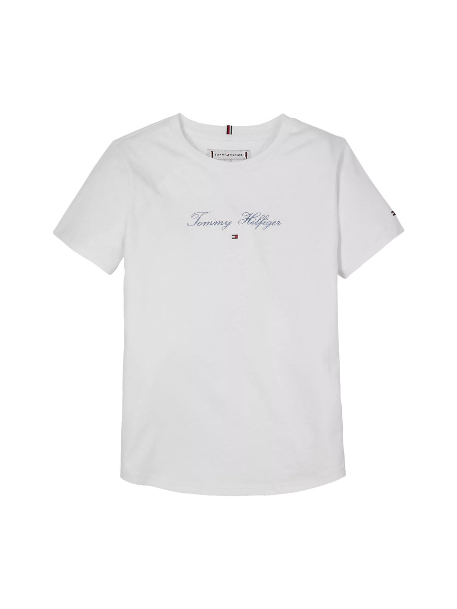 T-shirt Branco para Menina - TOMMY HILFIGER