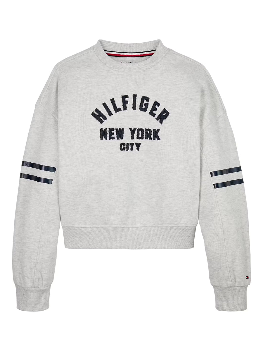 Sweatshirt Cinza Claro para Menina - TOMMY HILFIGER