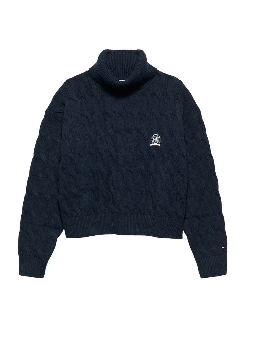 Camisola gola alta Marinho para Menina - TOMMY HILFIGER