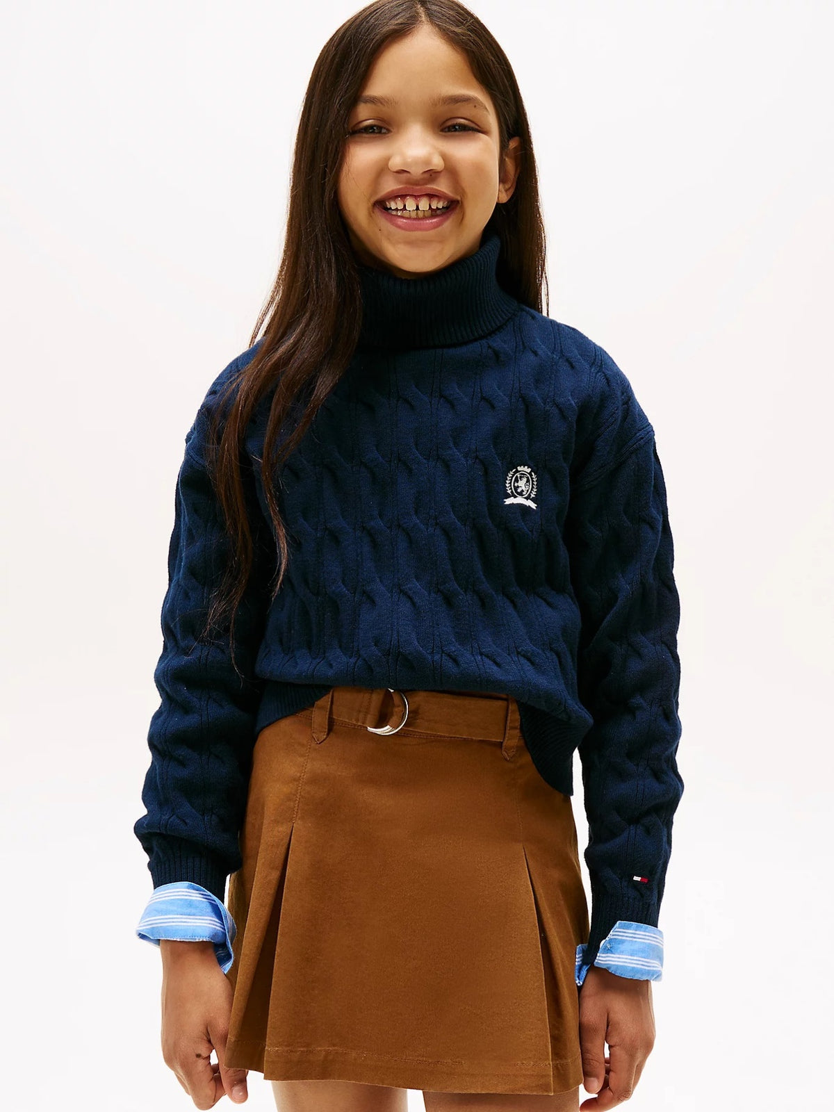Camisola gola alta Marinho para Menina - TOMMY HILFIGER