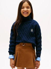 Camisola gola alta Marinho para Menina - TOMMY HILFIGER