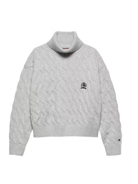 Camisola gola alta Cinza Claro para Menina - TOMMY HILFIGER