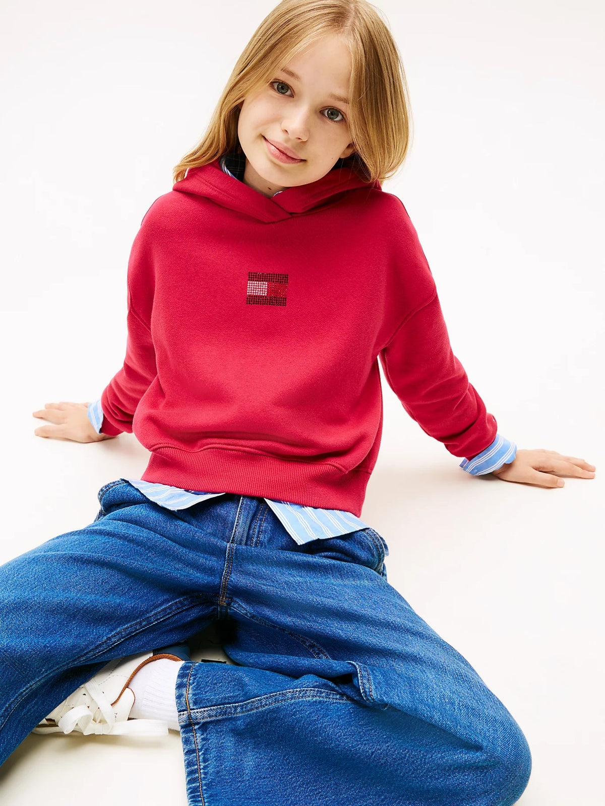 Sweat-shirt Vermelho para Menina - TOMMY HILFIGER