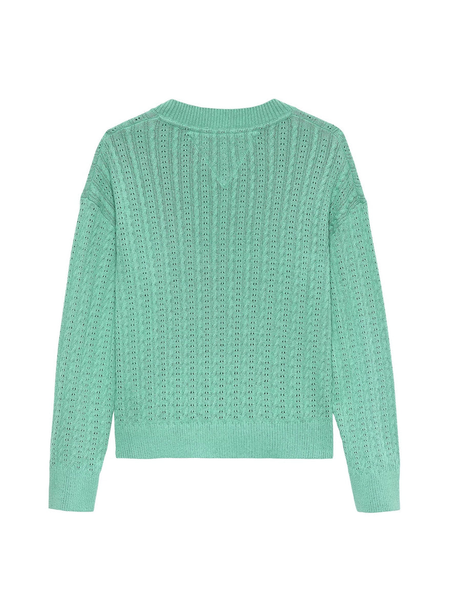 Camisola Verde Água para Menina - TOMMY HILFIGER