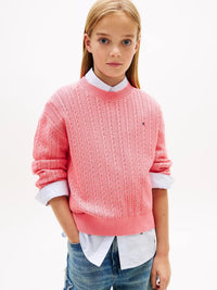 Camisola Rosa Velho para Menina - TOMMY HILFIGER