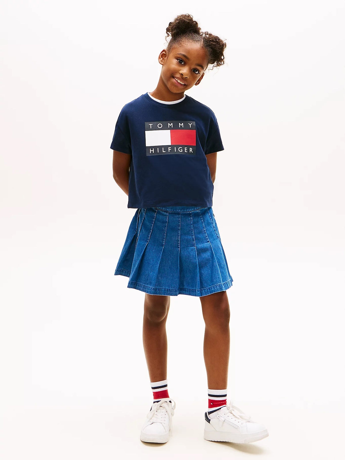 T-Shirt Marinho para Menina - TOMMY HILFIGER