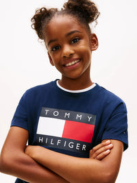 T-Shirt Marinho para Menina - TOMMY HILFIGER