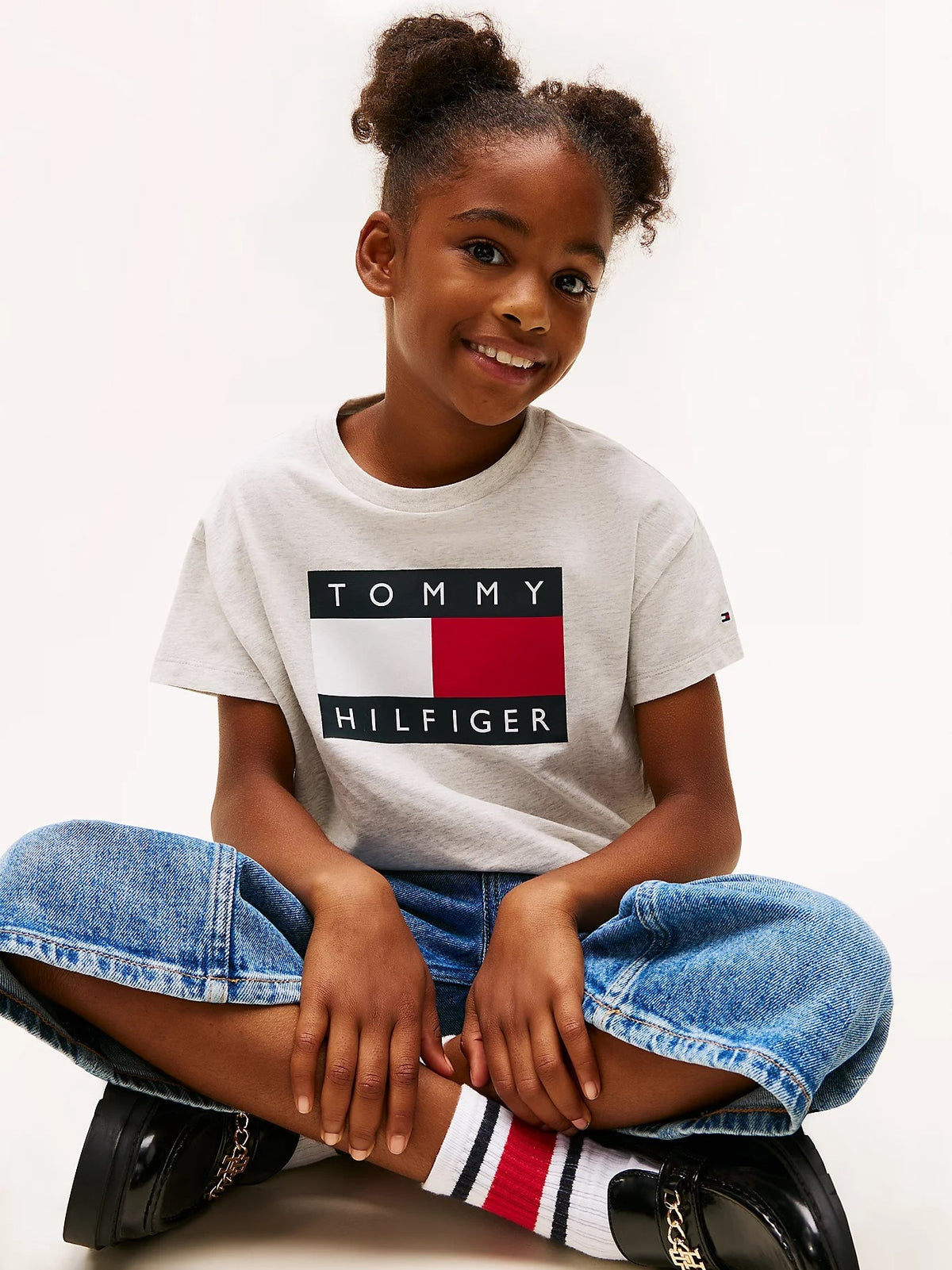T-Shirt Branco para Menina - TOMMY HILFIGER