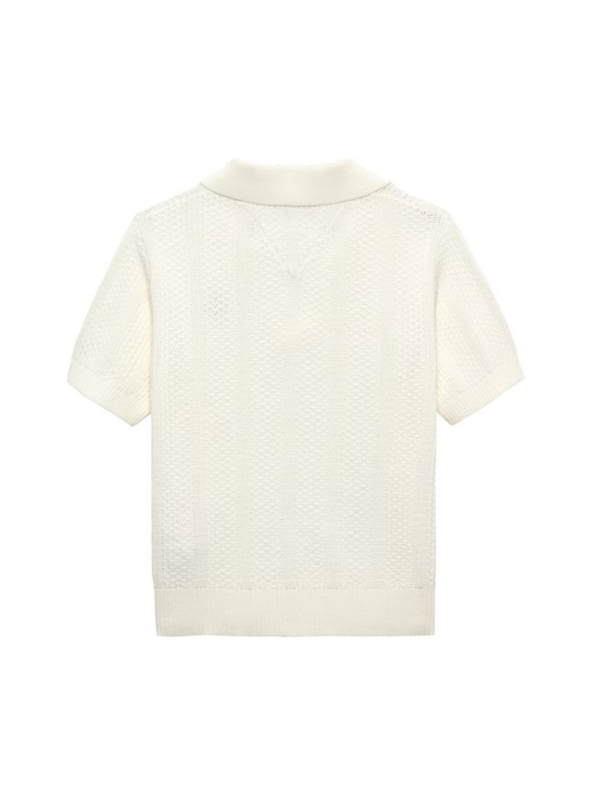 Top malha Creme / Pérola para Menina - TOMMY HILFIGER
