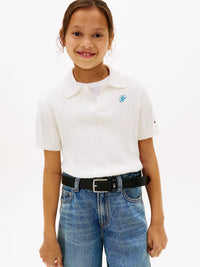 Top malha Creme / Pérola para Menina - TOMMY HILFIGER