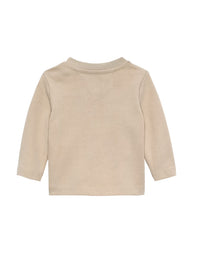 T-shirt Manga Comprida Bege para Bebé Menino - TOMMY HILFIGER