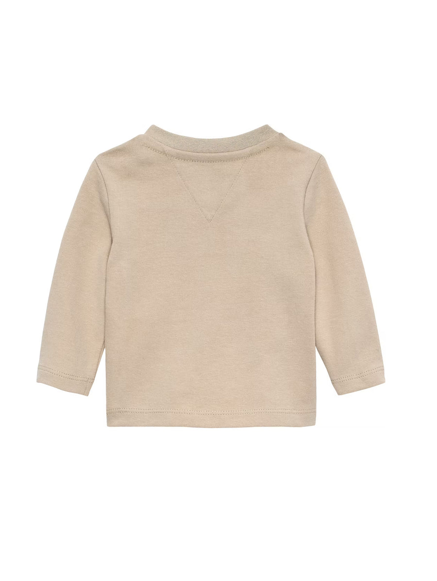 T-shirt Manga Comprida Bege para Bebé Menino - TOMMY HILFIGER