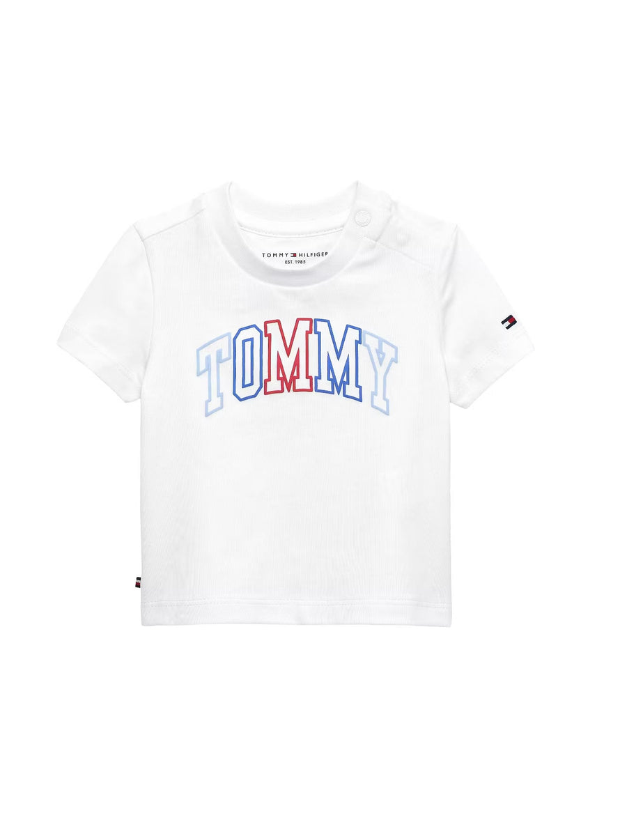 T-shirt Branco para Bebé Menino - TOMMY HILFIGER