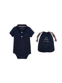 Polo body Marinho para Bebé Menino - TOMMY HILFIGER