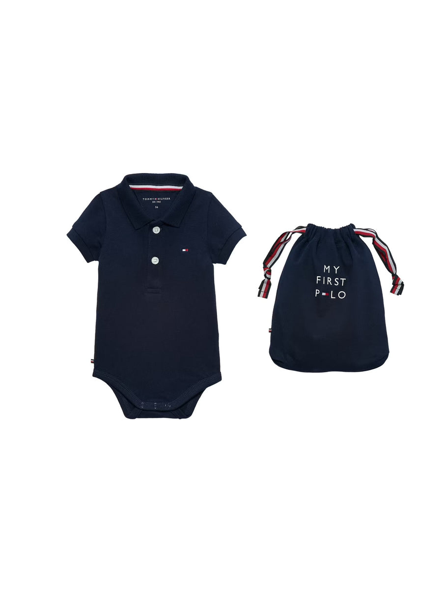 Polo body Marinho para Bebé Menino - TOMMY HILFIGER