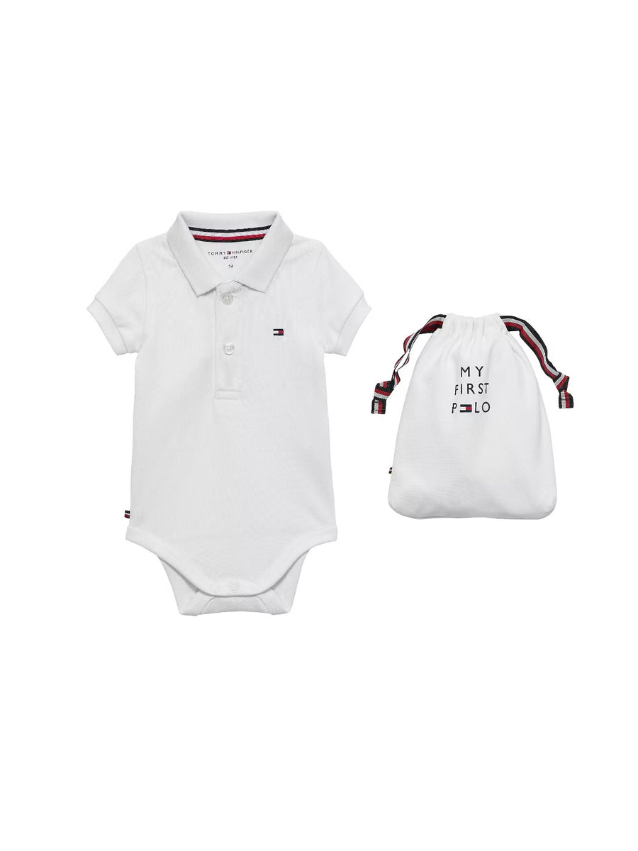 Polo body Branco para Bebé Menino - TOMMY HILFIGER