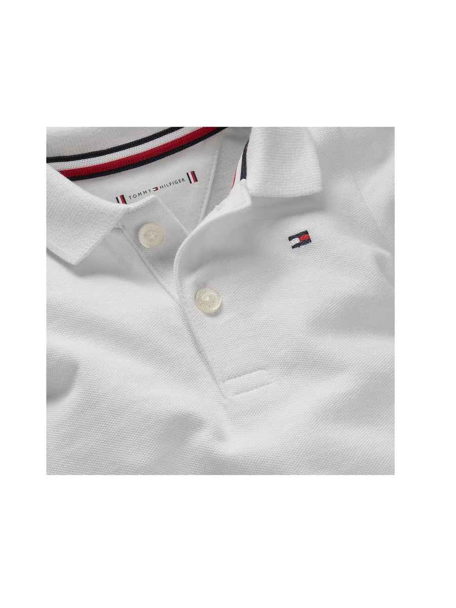 Polo body Branco para Bebé Menino - TOMMY HILFIGER