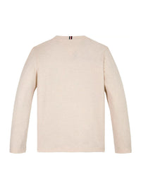 T-Shirt M. Comp. Creme / Pérola para Menino - TOMMY HILFIGER