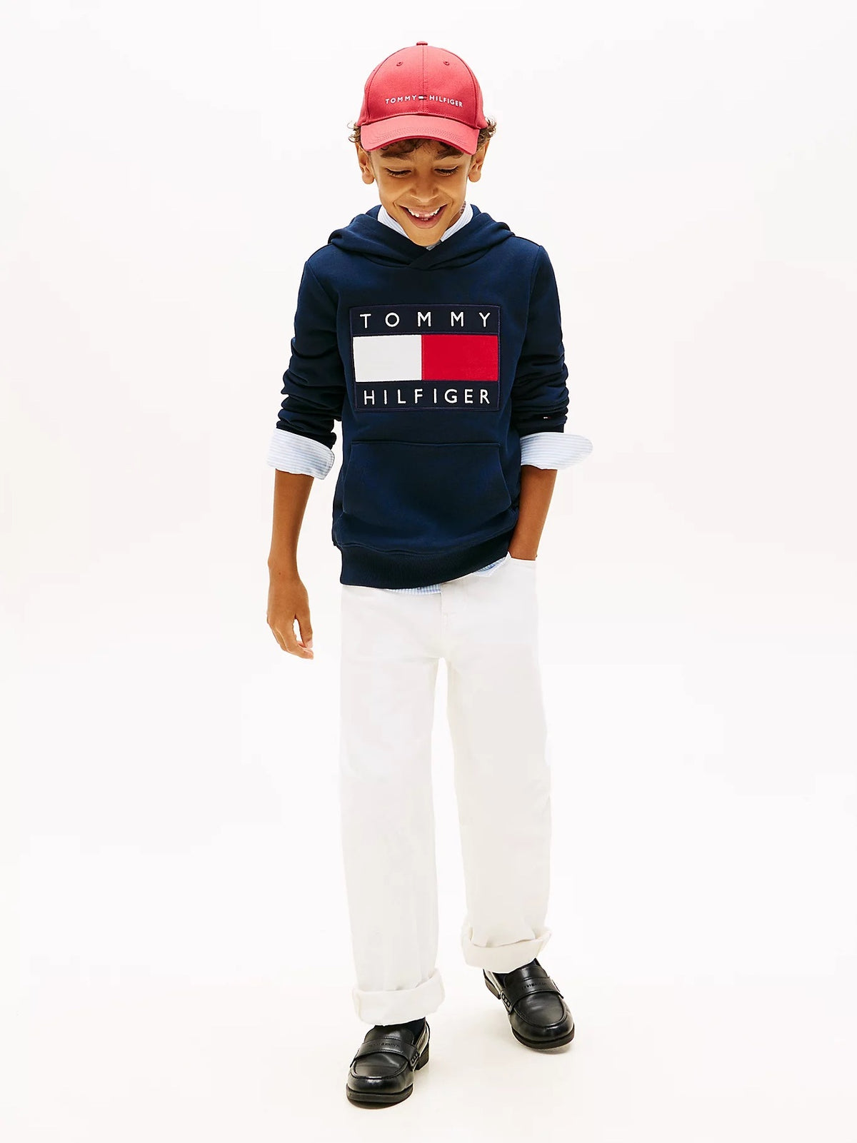 Sweat-shirt Marinho para Menino - TOMMY HILFIGER
