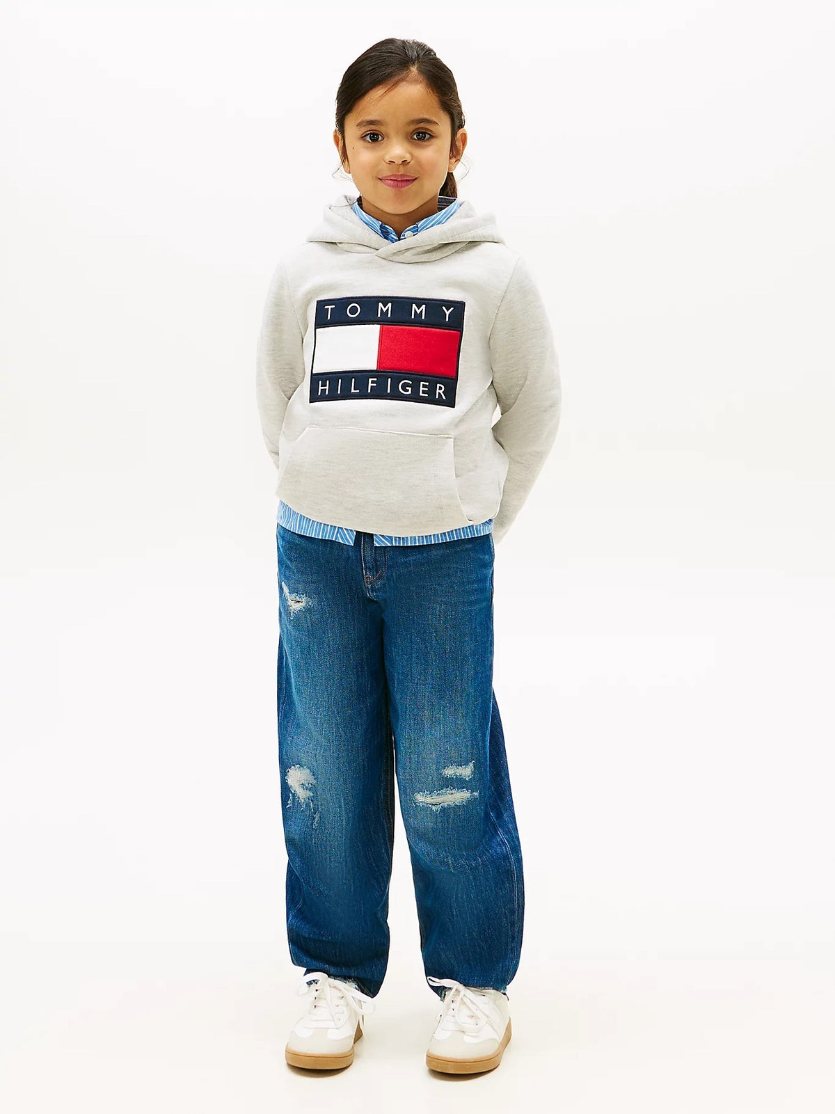 Sweat-shirt Cinza Claro para Menino - TOMMY HILFIGER