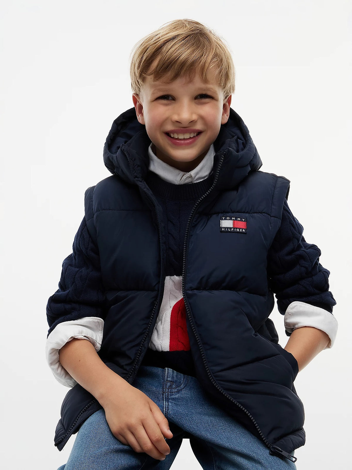 Blusão Marinho para Menino - TOMMY HILFIGER