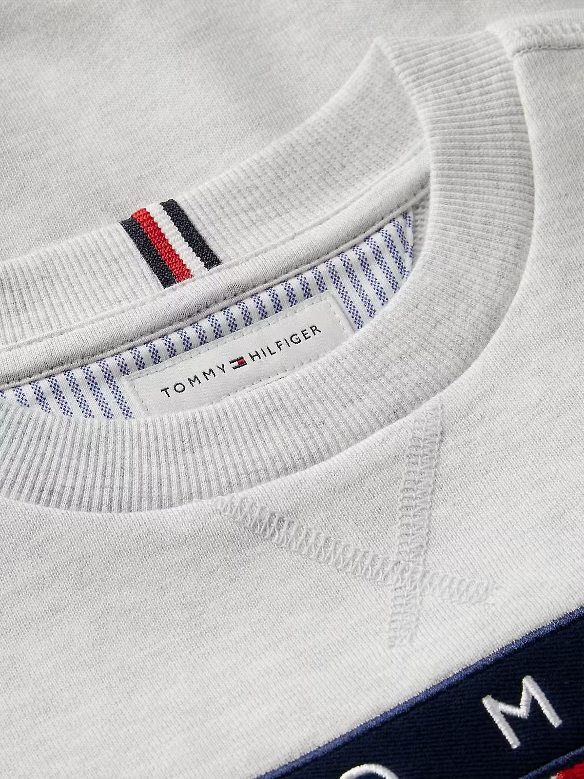 Sweat-shirt Cinza Claro para Bebé Menino - TOMMY HILFIGER