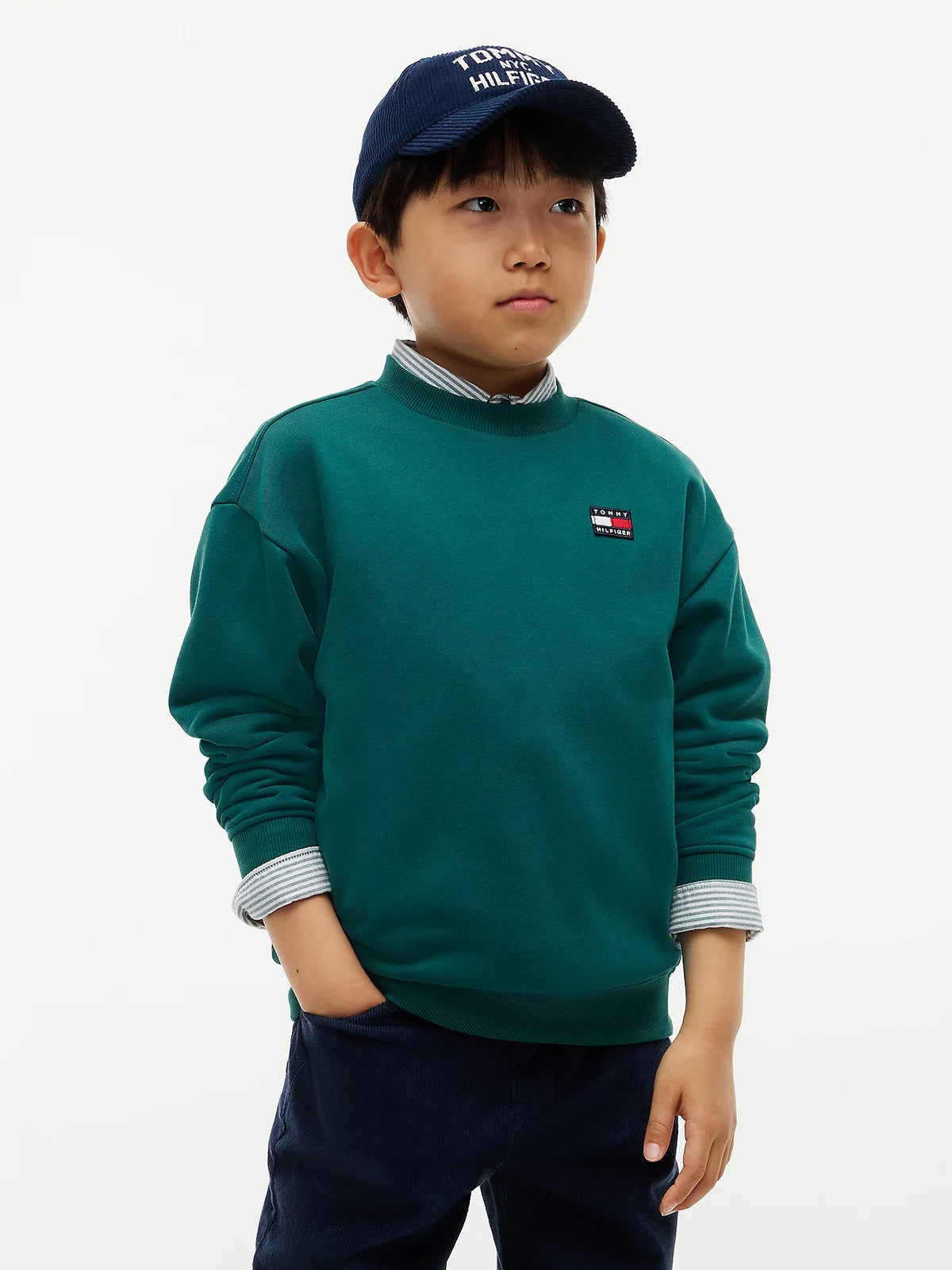Sweat-shirt Verde para Menino - TOMMY HILFIGER