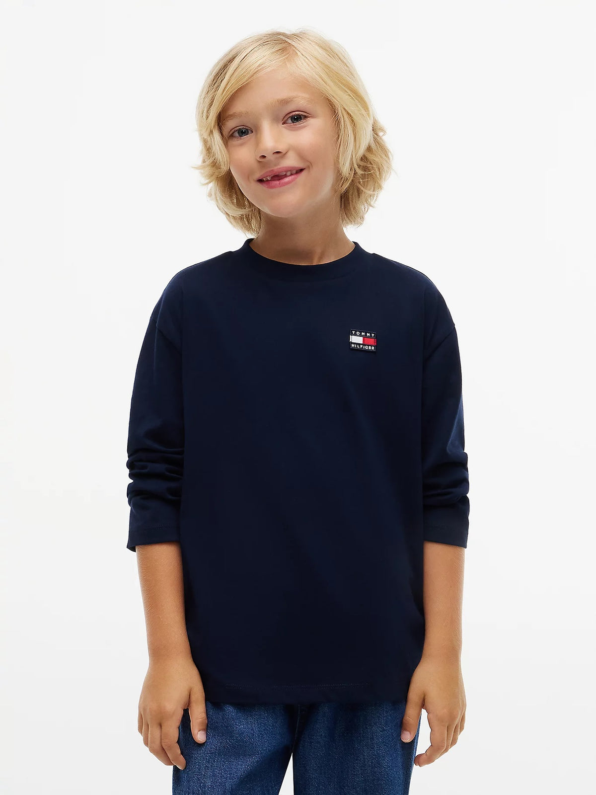 T-shirt M. Comp. Marinho para Menino - TOMMY HILFIGER