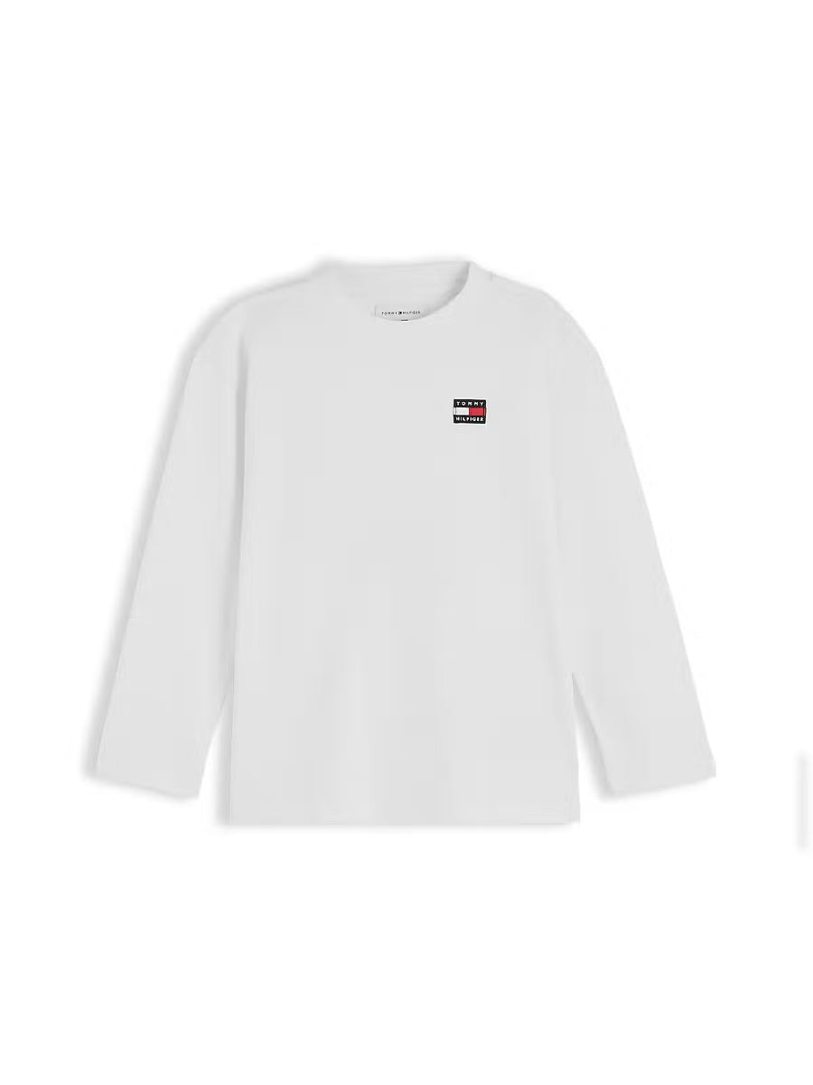 T-shirt M. Comp. Branco para Menino - TOMMY HILFIGER
