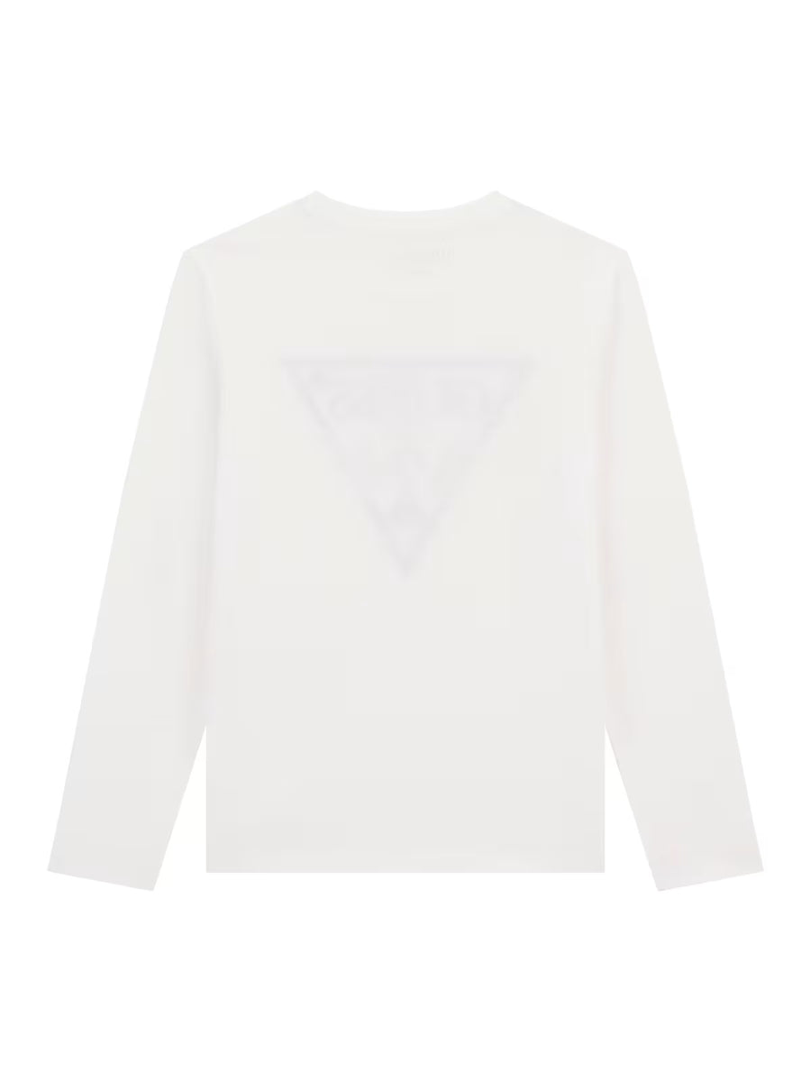 T-shirt M. Comp. Branco para Menino - GUESS