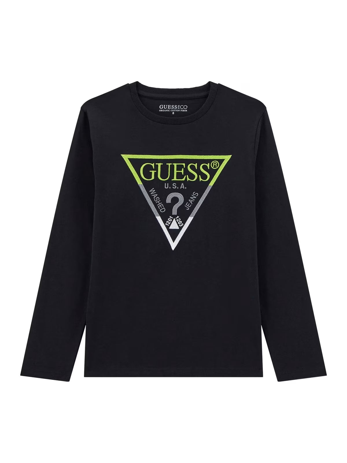 T-shirt M. Comp. Preto para Menino - GUESS