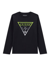 T-shirt M. Comp. Preto para Menino - GUESS