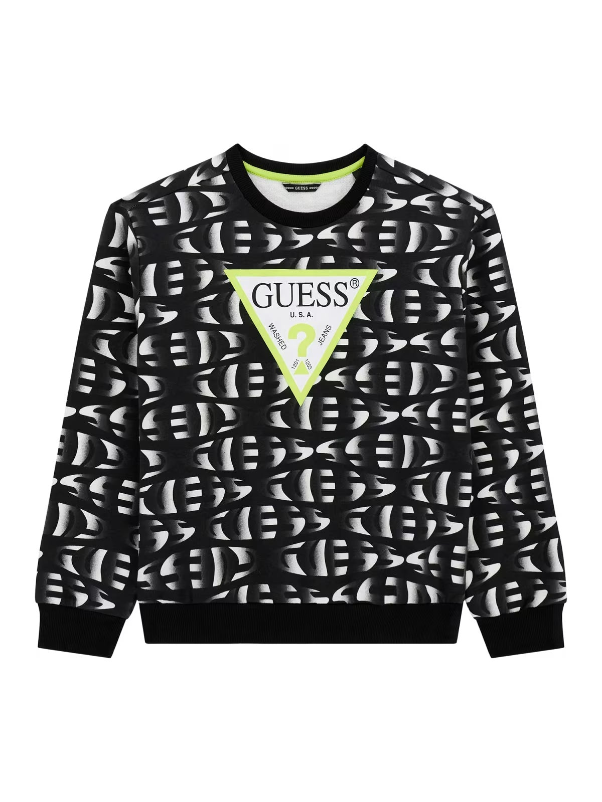 Sweat-shirt Preto para Menino - GUESS
