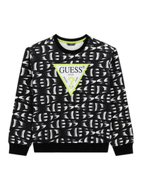 Sweat-shirt Preto para Menino - GUESS