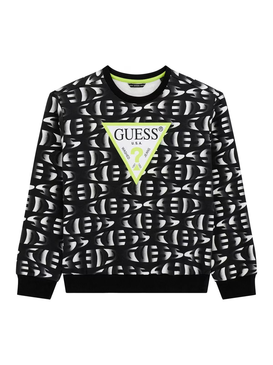 Sweat-shirt Preto para Menino - GUESS