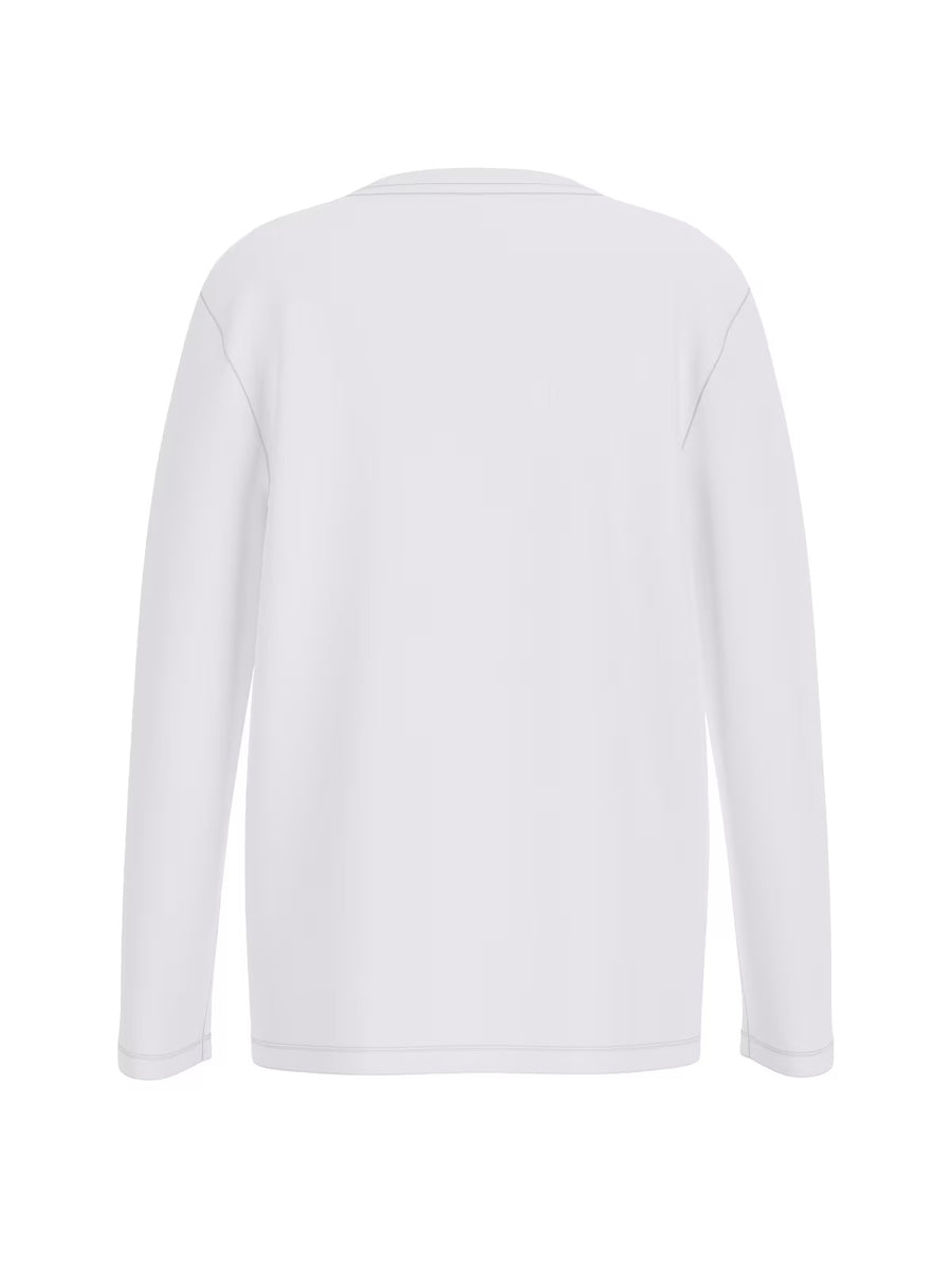 T-shirt M. Comp. Branco para Menino - GUESS