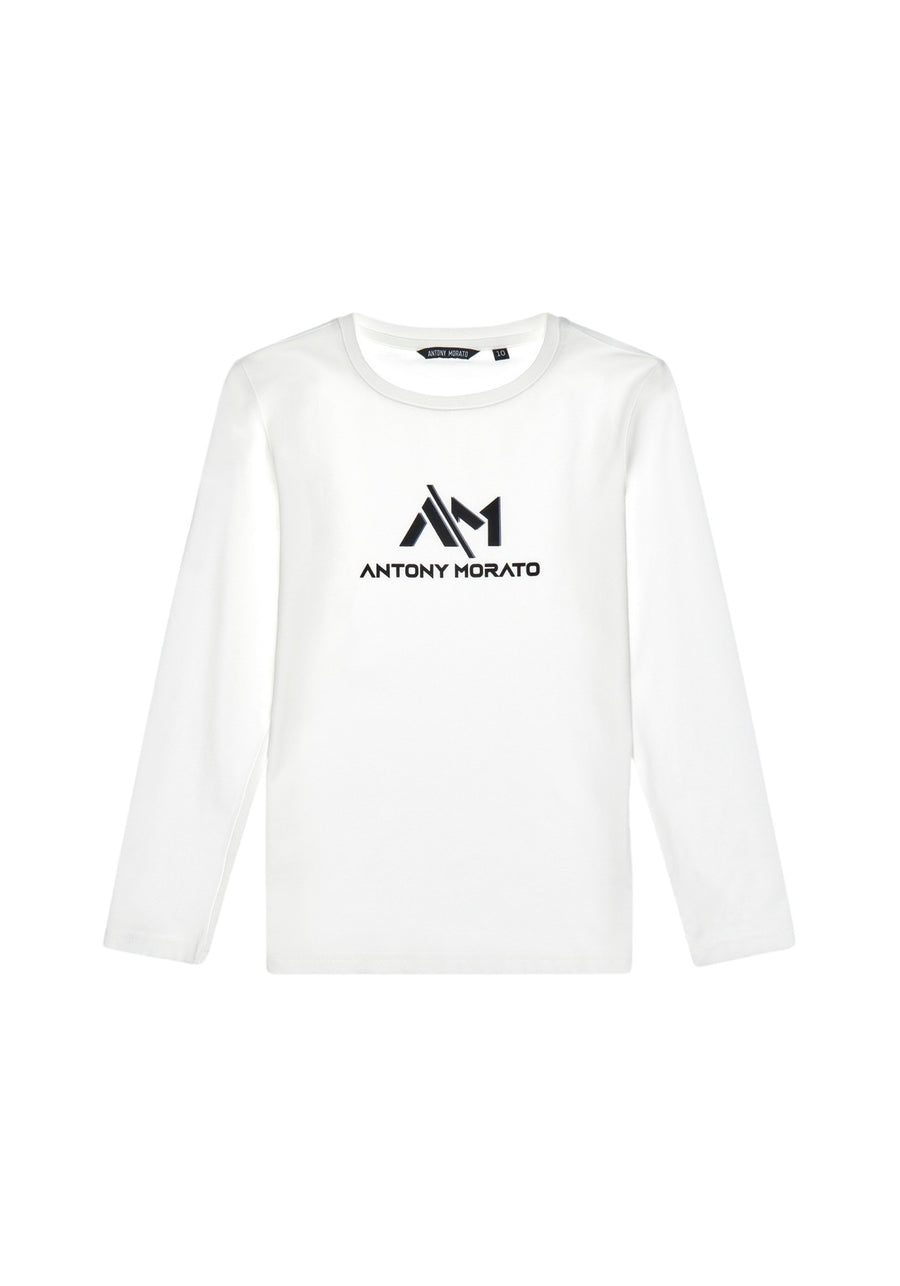 T-shirt Manga Comprida Branco para Menino - ANTONY MORATO