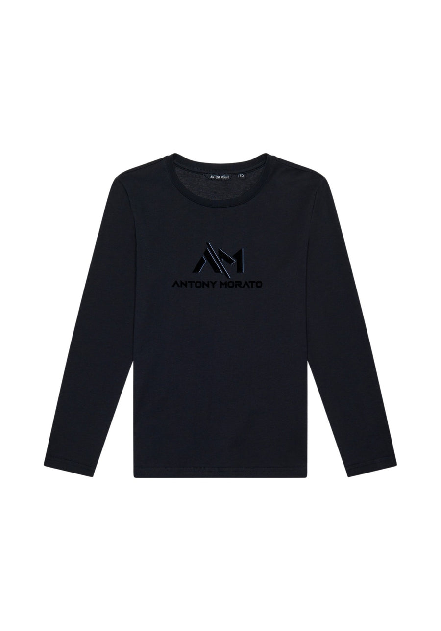 T-shirt Manga Comprida Marinho para Menino - ANTONY MORATO