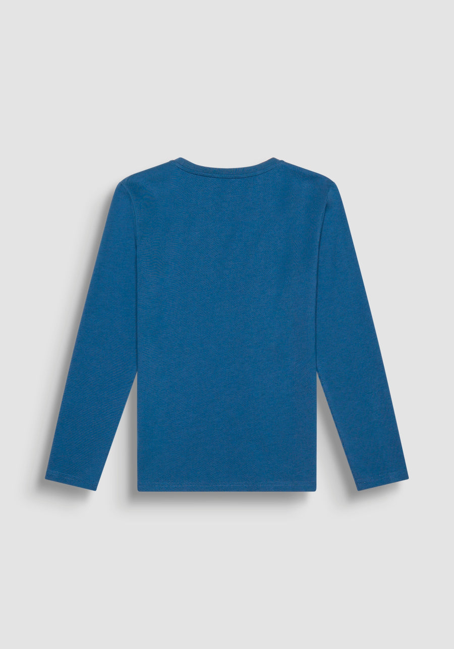 T-shirt Manga Comprida Azul para Menino - ANTONY MORATO