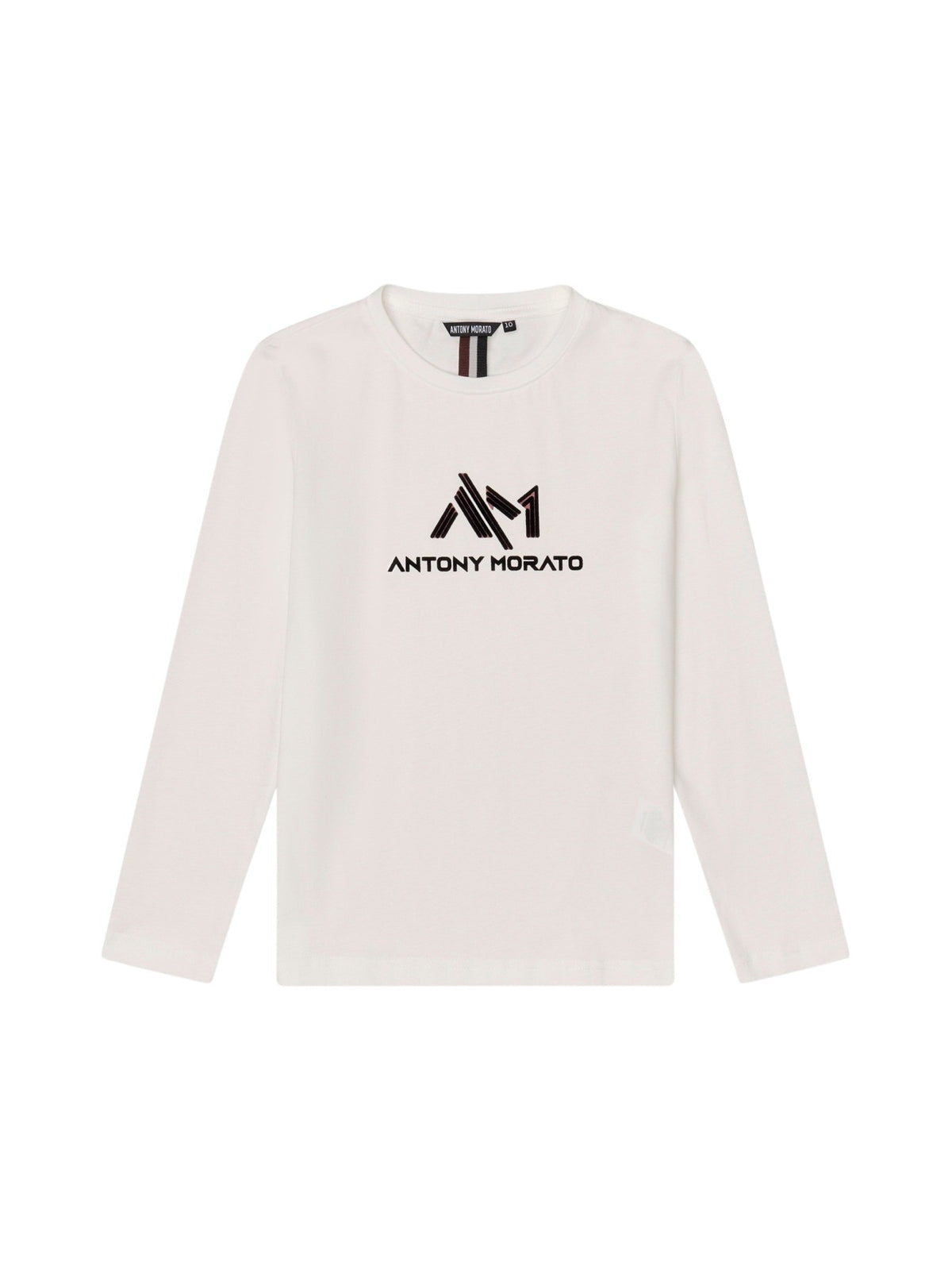 T-shirt m. comp. Branco para Menino - ANTONY MORATO