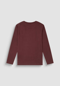 T-shirt m. comp. Bordeaux para Menino - ANTONY MORATO