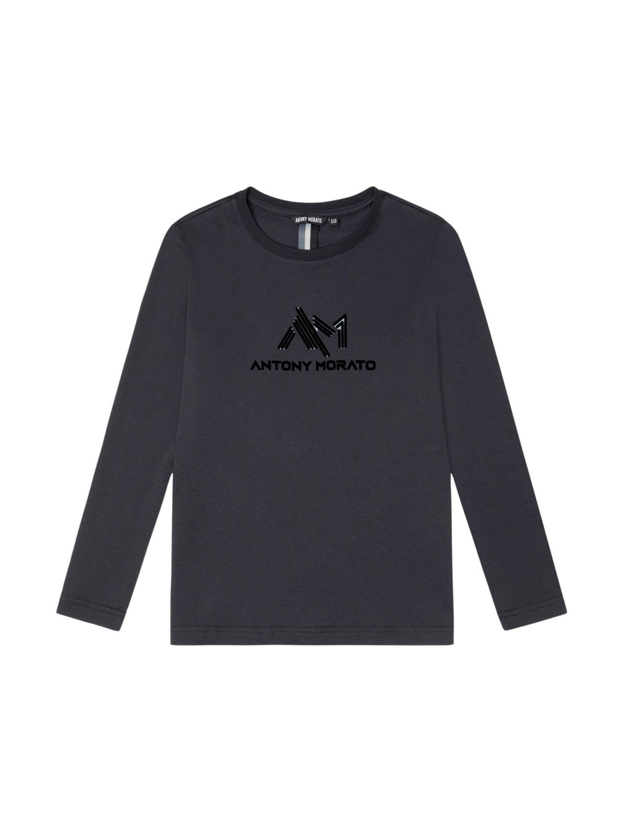 T-shirt m. comp. Marinho para Menino - ANTONY MORATO