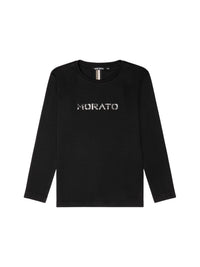T-shirt m. comp. Preto para Menino - ANTONY MORATO