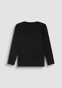 T-shirt m. comp. Preto para Menino - ANTONY MORATO