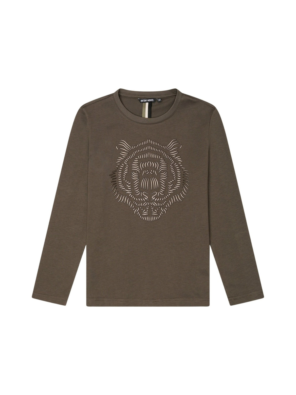 T-shirt m. comp. Verde Tropa para Menino - ANTONY MORATO
