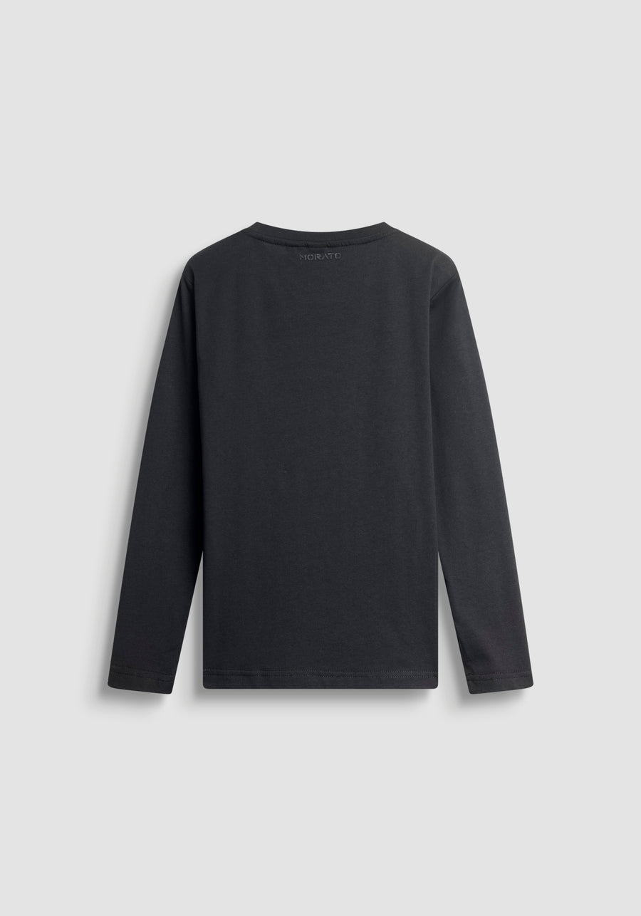 T-shirt m. comp. Preto para Menino - ANTONY MORATO